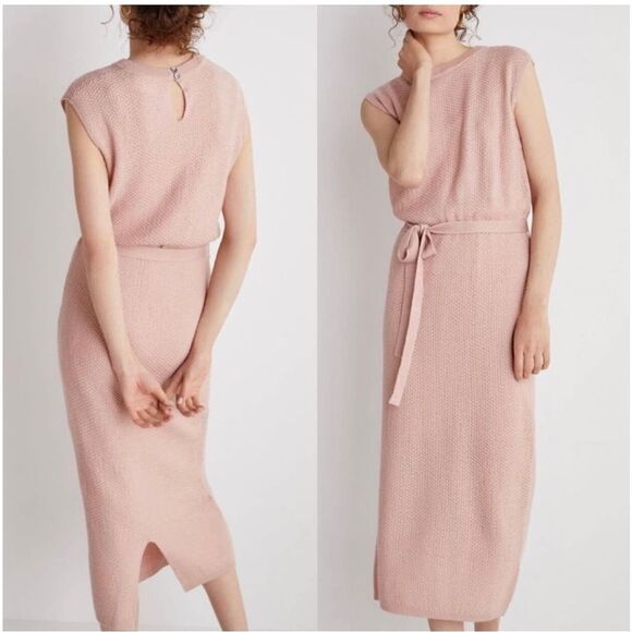 NWT Anthropologie x Callahan Belted Knit Midi Dress Size M - Picture 1 of 8